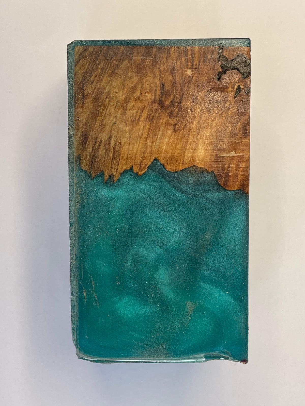 5 Star Pro - Flat - Unique Resin Burl Handle - Turquoise