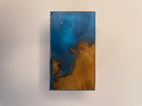 5 Star Pro - Flat - Unique Resin Burl Handle - Blue