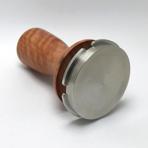 Eazytamp Coffee Tampers - 5 Star Pro - Flat - Medium Timber